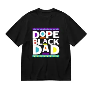 Men Gifts Dope Black Dad New Dad Fathers Day Gift African American Dad T-Shirt Fashion Menswear