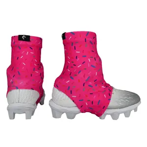 Pink Sprinkles Cleat Covers (Spats)