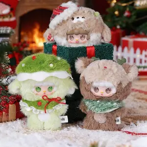 MINISO YOOKi Christmas Surprise Plush Blind Box,Cute Holiday Collectible Toys,Soft Fluffy Plush Toy,Christmas Themed,Blind Box Unboxing Fun for Kids Teen& Fans,Kid Gifts,Exquisite Detailing,Home & Office Decor,Christmas Gifts,New Year Gifts,Single Box