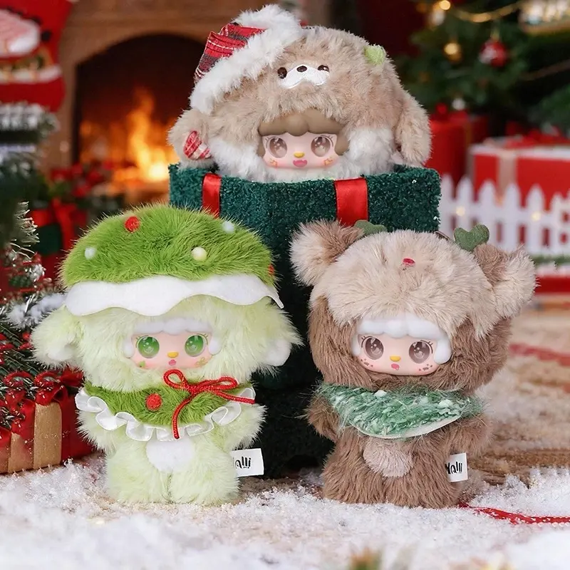 MINISO YOOKi Christmas Surprise Plush Blind Box,Cute Holiday Collectible Toys,Soft Fluffy Plush Toy,Christmas Themed,Blind Box Unboxing Fun for Kids Teen& Fans,Kid Gifts,Exquisite Detailing,Home & Office Decor,Christmas Gifts,New Year Gifts,Single Box