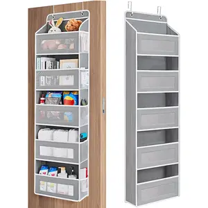 Five-layer Non-woven Door Hanging Bag Organiser - Large Capacity Home Bedroom Hangable mesh Storage Bag- Hanging Storage Hanging Bag