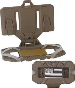 Molle Phone Holder Universal Tactical Phone Holder for Tactical Plate Carrier Molle Vest Attachments Compatible with Screen Size 4.7"-6.7" Phones (Tan)