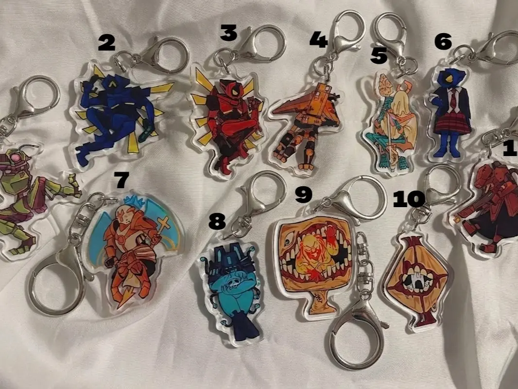 Ultrakill Keychains, Gift For Her, Gift For Him