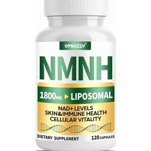 NMNH Supplement 1000mg - Nicotinamide Mononucleotide Alternative, Boost NAD+ with Liposomal Resveratrol & Nicotinamide Riboside NR, for Healthy Cellular, Aging, Energy, 120 Vegan Non-GMO Capsules