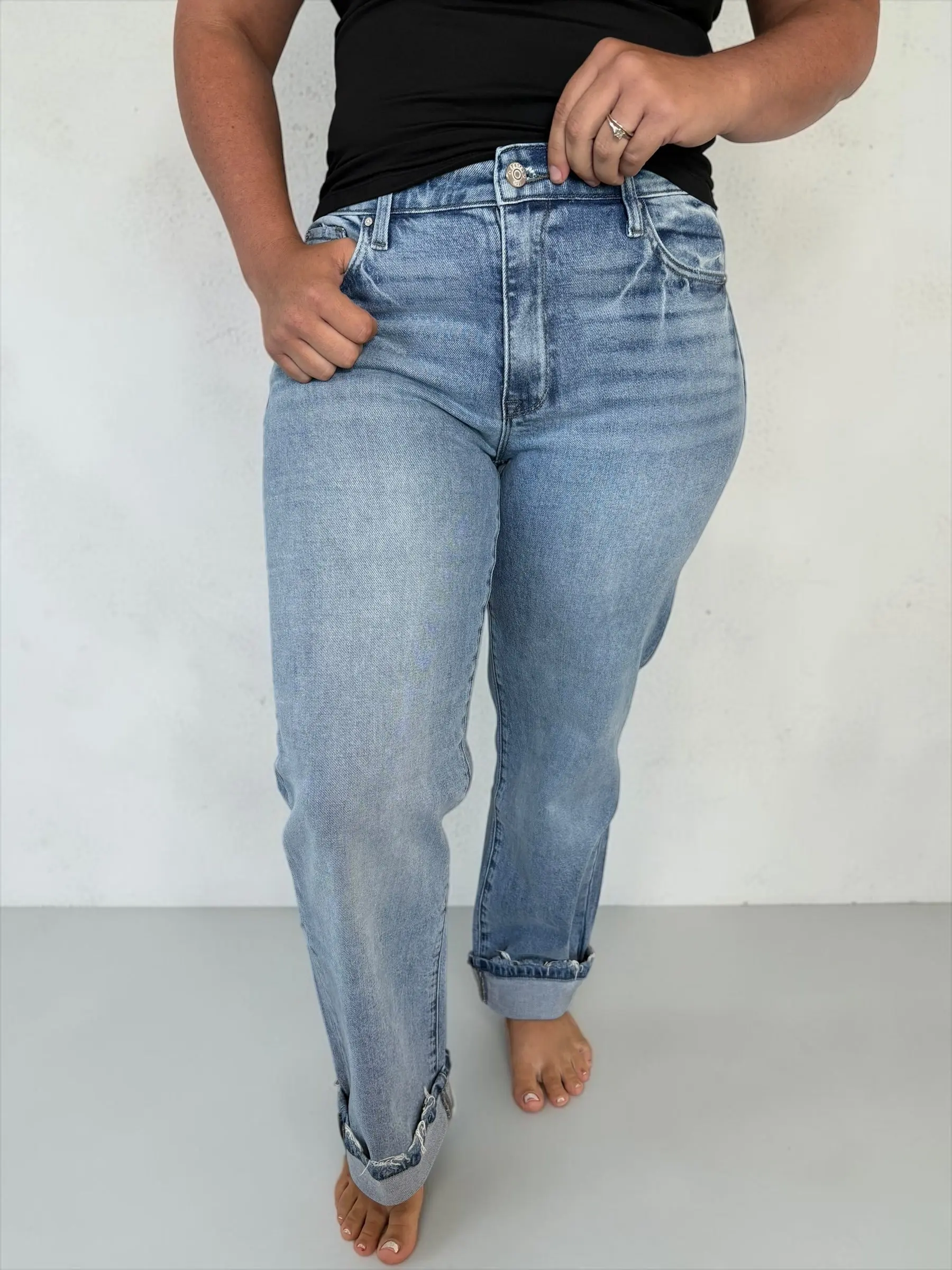 Bella Baggy Straight Leg Jeans