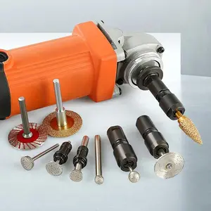 6/3mm Angle Grinder Modified Adapter To Straight Grinder Chuck For 100-type Angle Grinder M10 Thread grinding, polishing, cutting