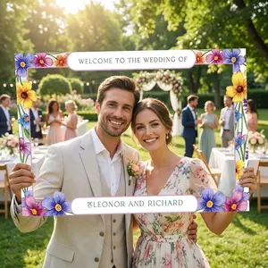 Personalized Wedding Photo Booth Frame