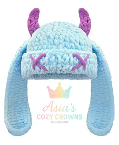 Cozy Monster Bunny Beanie