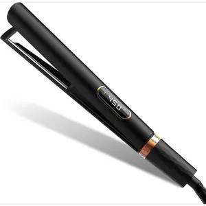 Flat Iron Hair Straightener, 1 Inch Titanium Hair Straightener & Curler, Fast Heating,5 Temp Settings, Negative Ion Technology,Travel-Friendly, Smooth Salon Design