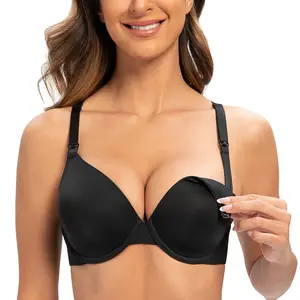 MELENECA Women's Full Coverage Underwire Support Plus Size Breastfeeding Nursing Bra Postpartum Outfits Maternity Clothes TikTokShopBlackFriday