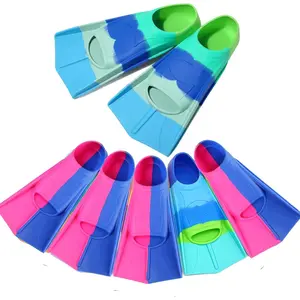 Kids Swim Fins,Short Kids Fins Youth Swimming Flippers for Lap Swimming Training for Children Girls Boys Beginners