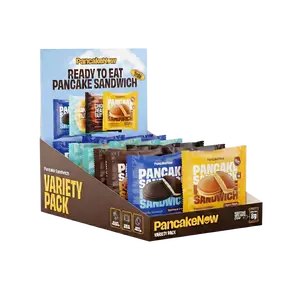Variety Pack Pancake Sandwiches - Chocolate Peanut Butter, Cookies & Cream, Classic Maple, Cinnamon Bun