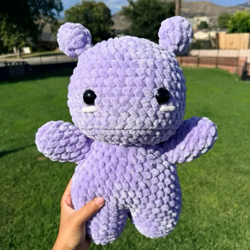 Crochet Jumbo Purple Alien