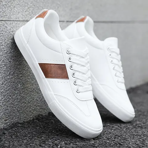 Men's Casual Sneakers, Comfortable Low-Top Shoes for Daily Wear, Stylish Lace-Up Design, Fashionable Casual Sneakers, Perfect for Walking & Running, Minimalist Sneakers, Lowtop Casual Sneaker