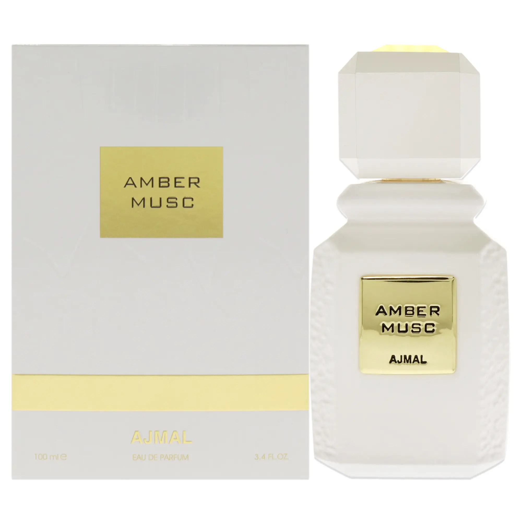 Amber Musc by Ajmal for Unisex - 3.4 oz EDP Spray Amber Musc by Ajmal for Unisex - 3.4 oz EDP Spray