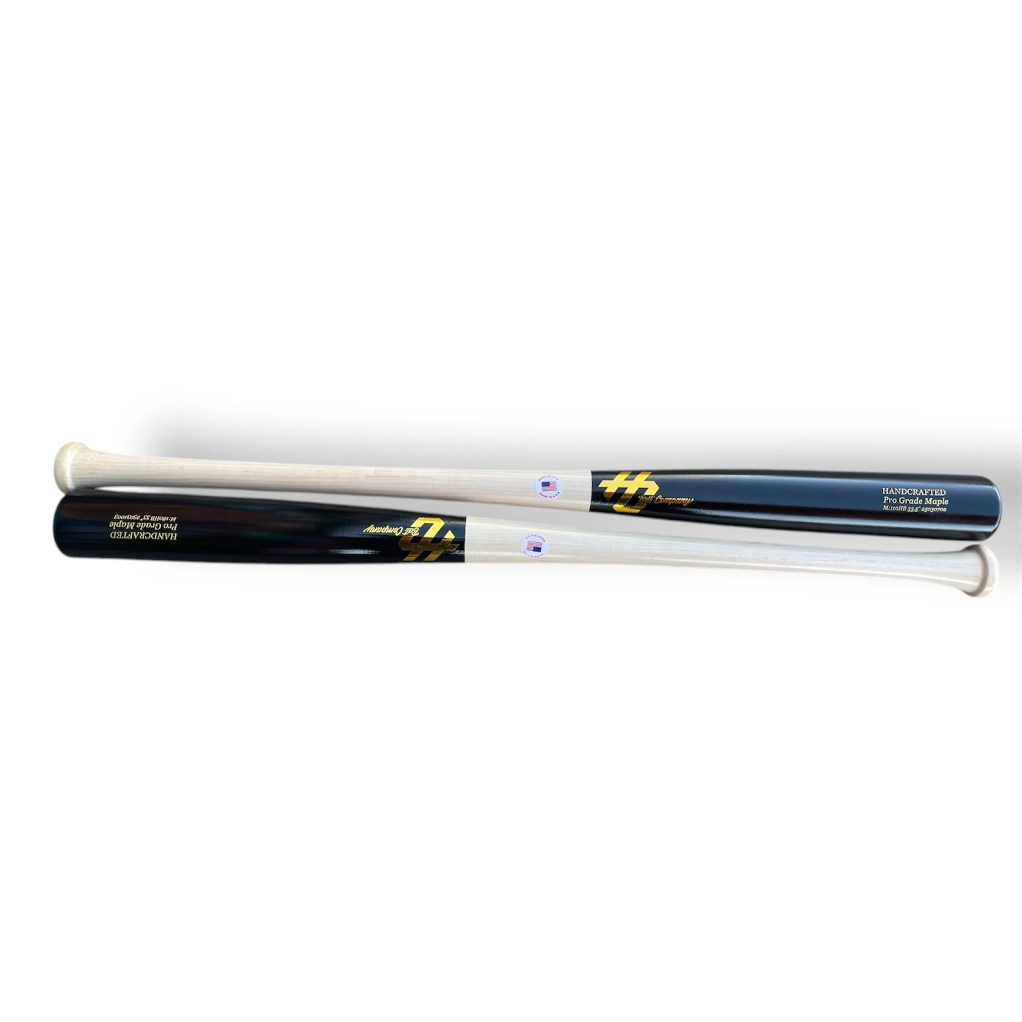 2-Pack Maple Wood Baseball Bats | Pro Grade Stock Bat Bundle