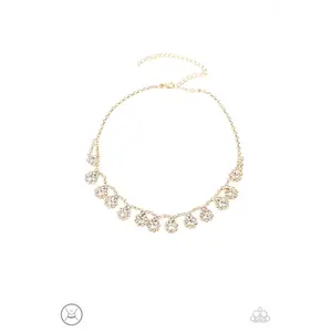 Princess Prominence - Gold choker necklace A055