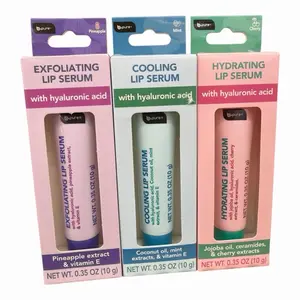 Be pure hyaluronic acid Trio set-3pc Set, exfoliation, cooling lip serum, and hydrating lip serum,lip care