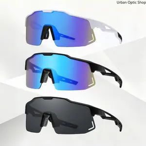 3-Pack Polarized Cycling Sunglasses for Men Women, UV400 Protection Lightweight Sports Eyewear for MTB Road Bike Driving Hiking Outdoor Activities
