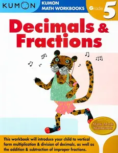 Kumon Grade 5 Decimals & Fractions by Michiko Tachimoto (Paperback)