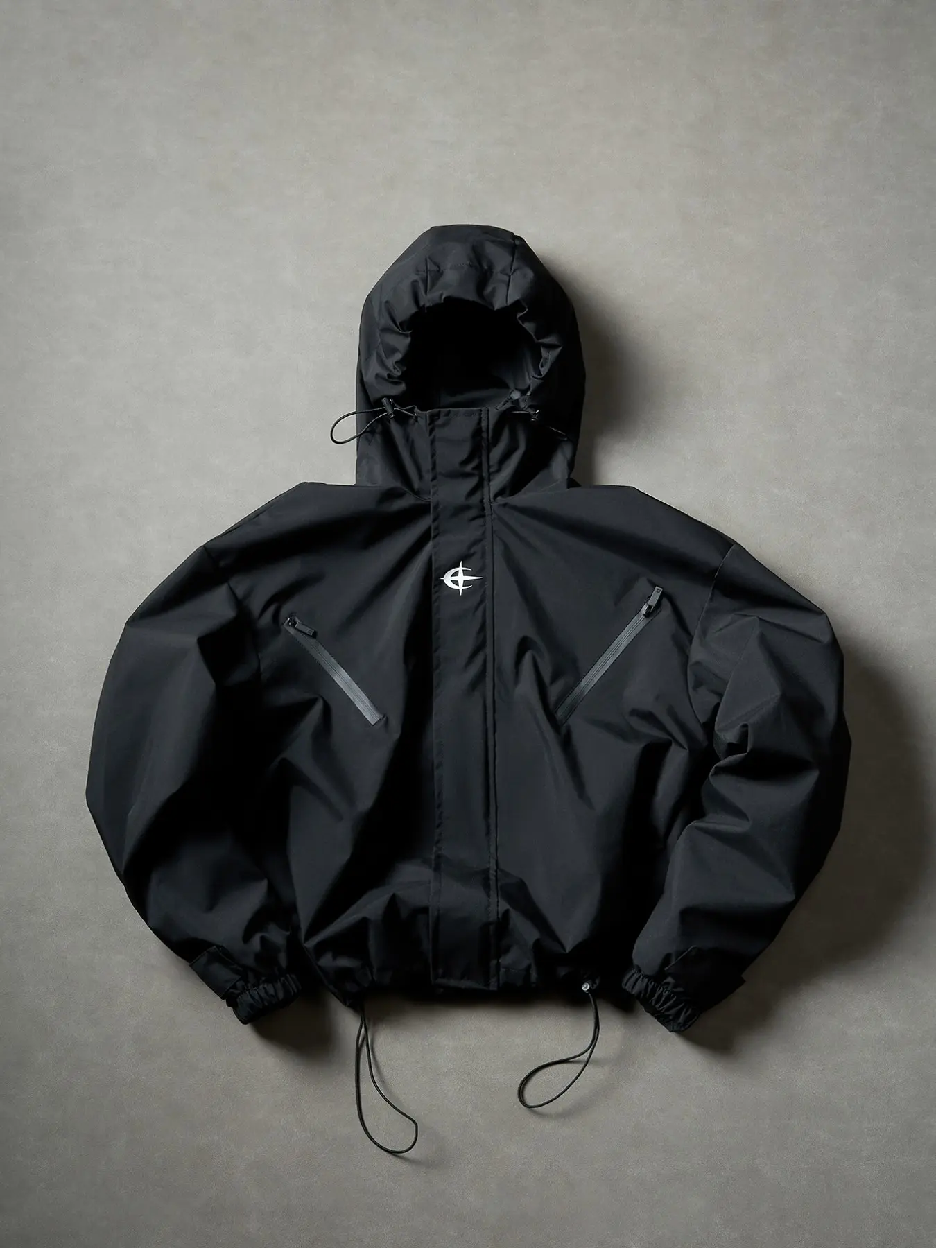 Men's Casual Graphic Hoodie Jacket, Loose Fit Long Sleeve, Street Style ...