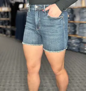 Reg/Plus Dark Judy Blue Tummy Control Shorts