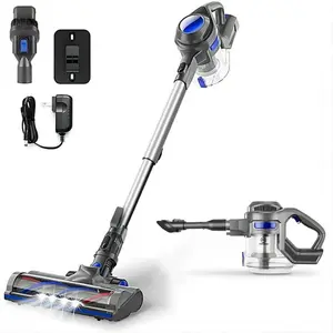 MOOSOO Cordless Vacuum, 4-in-1 Lightweight Stick Vacuum Cleaner With High Suction For Home, X6