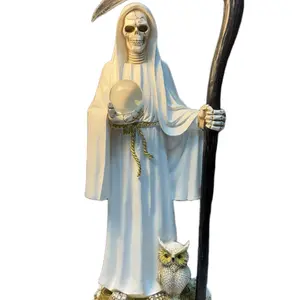 Niña Blanca 17 Inch Figure with Owl - White Character Description Provided