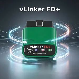Ford Car Lover Gift for Dad and Boyfriend, Vgate vLinker FD+ Wireless FORScan OBD2 Scanner, MS-CAN Vehicle Diagnostic Tool, Hidden Function Coding Adapter Fit for Ford Lincoln