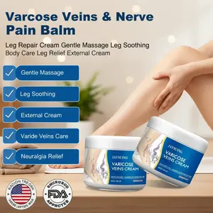 Varicose Veins Cream Gentle Massage Leg Soothing Body Care for Neuralgia Relief & Varide Veins Care External Cream