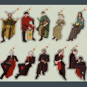 A Knight of the Seven Kingdoms Acrylic Keychains, game of thrones acrylic keychains, Duncan the tall