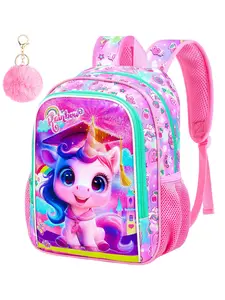 Toddler Backpack for Girls, 13" Cute unicorn Preschool Bookbag
