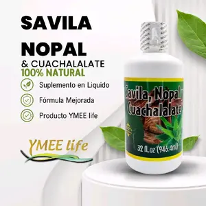 YMEELIFE Savila Nopal & Cuachalalate 100% Natural Liquid Supplement Improved Formula YMEE Life 32 fl oz