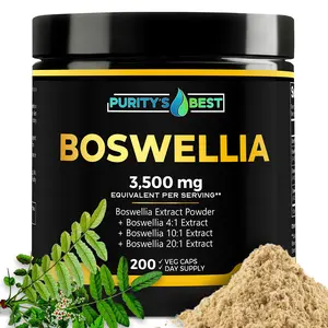 Purity’s Best BOSWELLIA Boosts Immune Support, Mobility and Muscle Relief