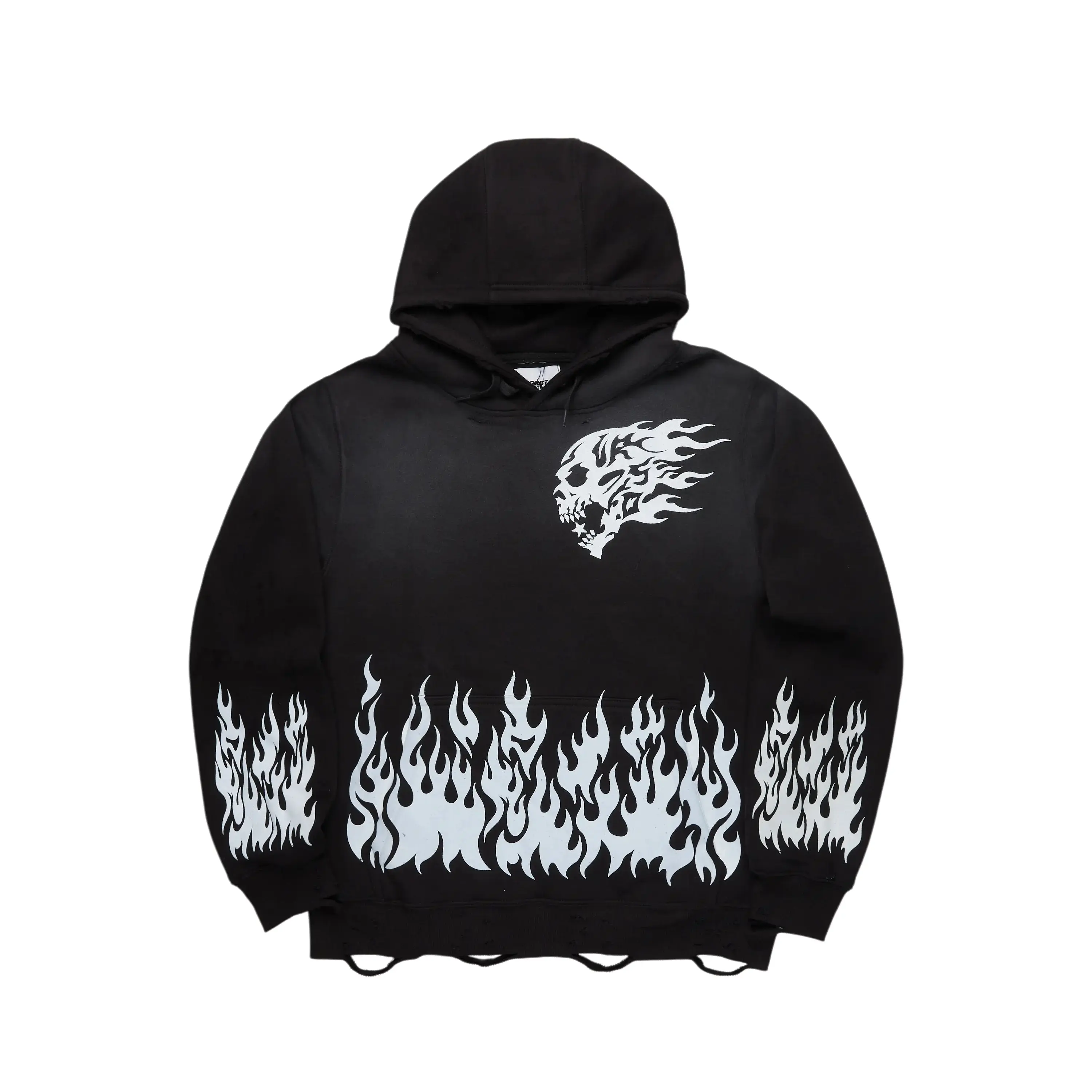 Bubble Black Graphic Hoodie