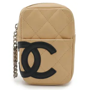 Pre-owned CHANEL Others Small Leather Goods Cambon Line Leather Cigarette Case Pouch