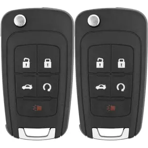 Suitable for 2014-2019 Buick Chevrolet Keyless Entry Remote Key Replacement, 2 Pieces