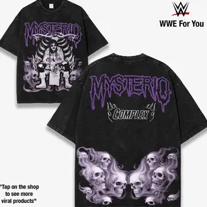 DIRTY DOM DOMINIK MYSTERIO V2 WASHED TEE, Wrestling Tee, Wrestling Graphic Tee, Wrestler Shirt, Sports Shirt, Vintage Wresting Shirt, Wrestling Gift tshirts Menswear Top X4G