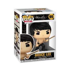 Funko Pop! Icons - Bruce Lee with Bo Staff #95 Collectible Pop Vinyl Figure
