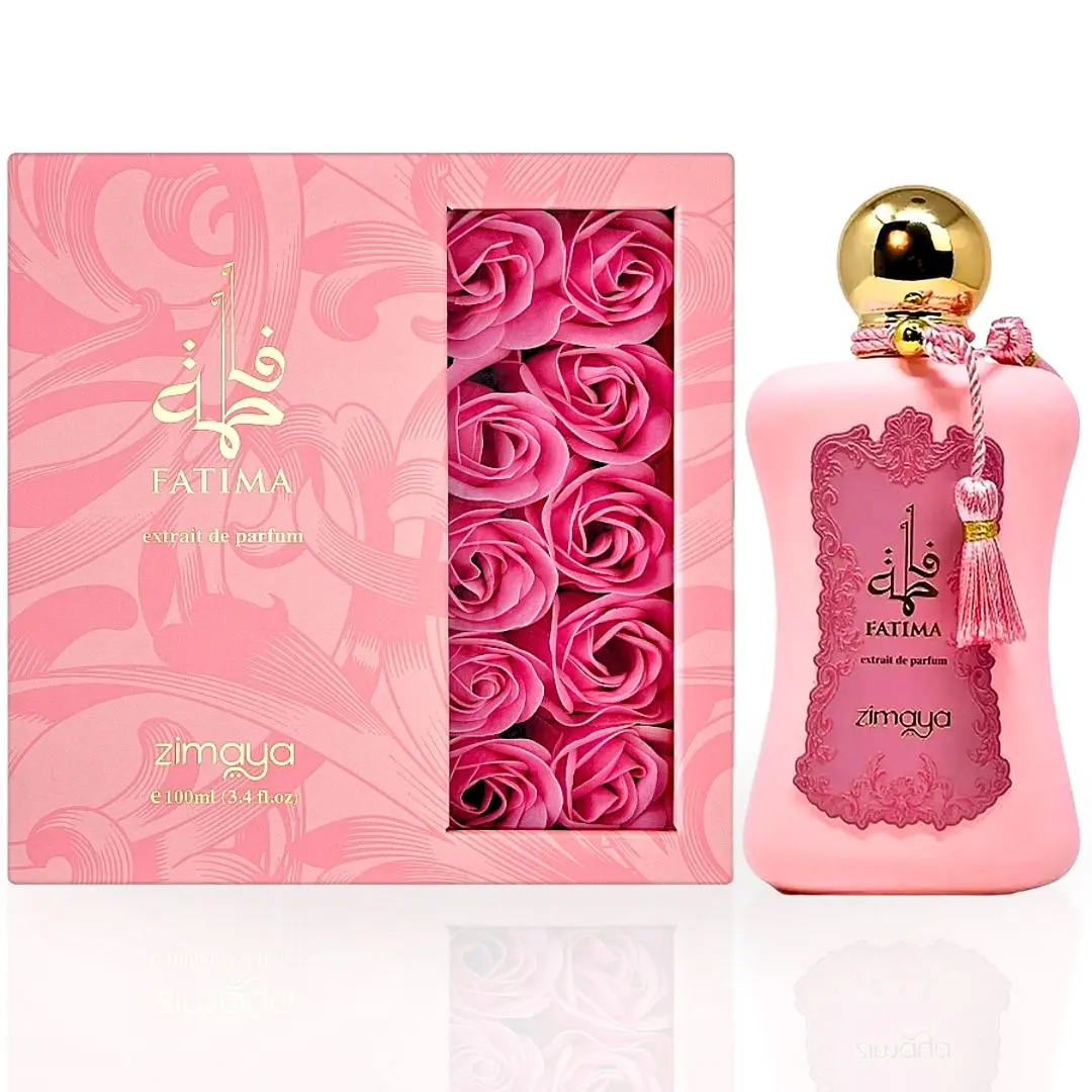 Fatima Pink Extrait De Parfum Spray 100ML (3.4 OZ) By ZIMAYA | Experience The Enchanting Blend Of Vibrant Citrus & Elegant Florals.