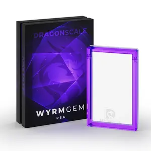 Dragonscale PSA Wyrmgem Acrylic Display Case - Amethyst