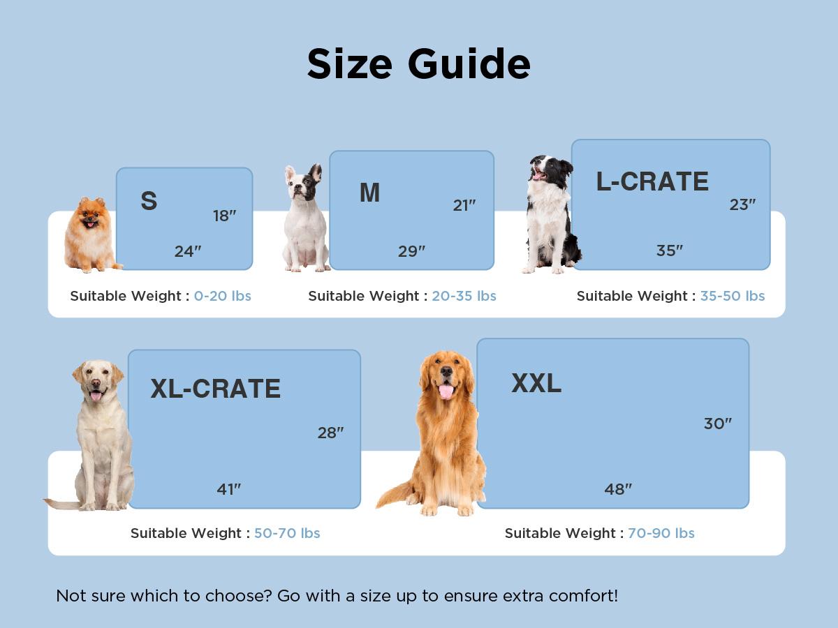 Bedsure Cooling Thin & Thick Mat for Dogs – Q-MAX>0.4 Washable Pet Cooling Pad, No Gel, No Electric, Non-Slip Summer Crate Bed for Large Dogs