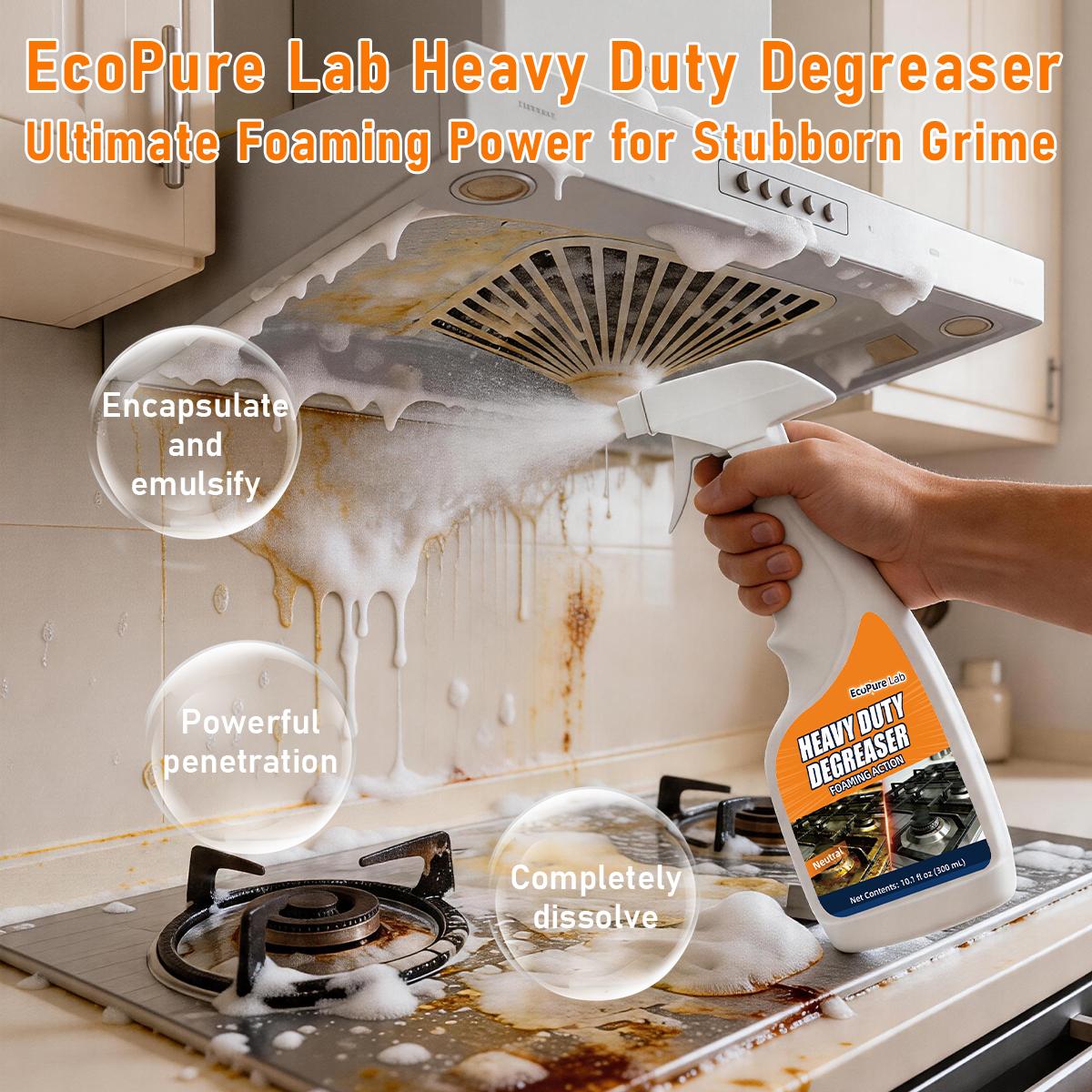 EcoPure Lab Heavy Duty Degreaser – Powerful Kitchen Degreaser Spray, Grease Remover for Stove, Oven, Range Hood & Grill – Removes Tough Oil, Burnt Grease & Stains Fast – No Residue, Non-Toxic Enzyme Cleaner#Summervibes EcoPure Lab Heavy Duty Degreaser – Powerful Kitchen Degreaser Spray, Grease Remover for Stove, Oven, Range Hood & Grill – Removes Tough Oil, Burnt Grease & Stains Fast – No Residue, Non-Toxic Enzyme Cleaner#Summervibes