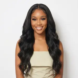 LUMA Veralux Long Wavy Lace Front Synthetic Wig – Heat Resistant Synthetic Big Wave