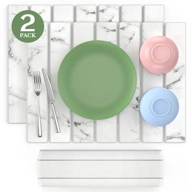 White marble 40*30 2pack 