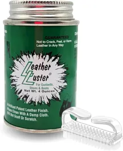 Leather Luster Patent Leather Polish Cleaner & Conditioner 4oz Made in USA No Warranty for Belts Shoes Boots