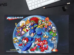 Mega Man Videogame Deskmat Playmat Mouse Pad Officially Licensed Brand New