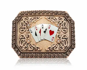 Ace Rose Gold Western Belt Buckle