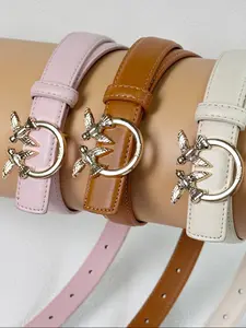 Women's Fashion PU Belt, Durable All-Season Waistband, Versatile Simple Design for Dresses & Pants, New Arrival