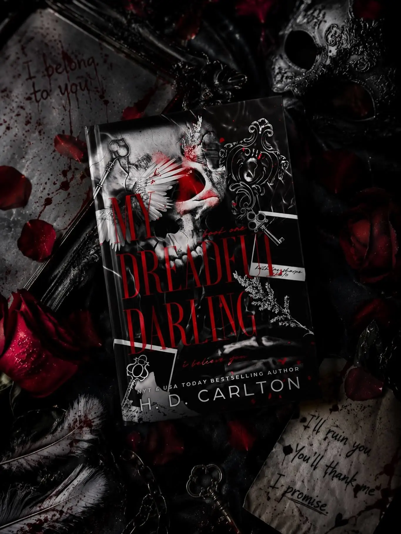 My Dreadful Darling Paperback – H.D. Carlton Gothic Romance Book, Haunting Suspense Fiction for BookTok Readers